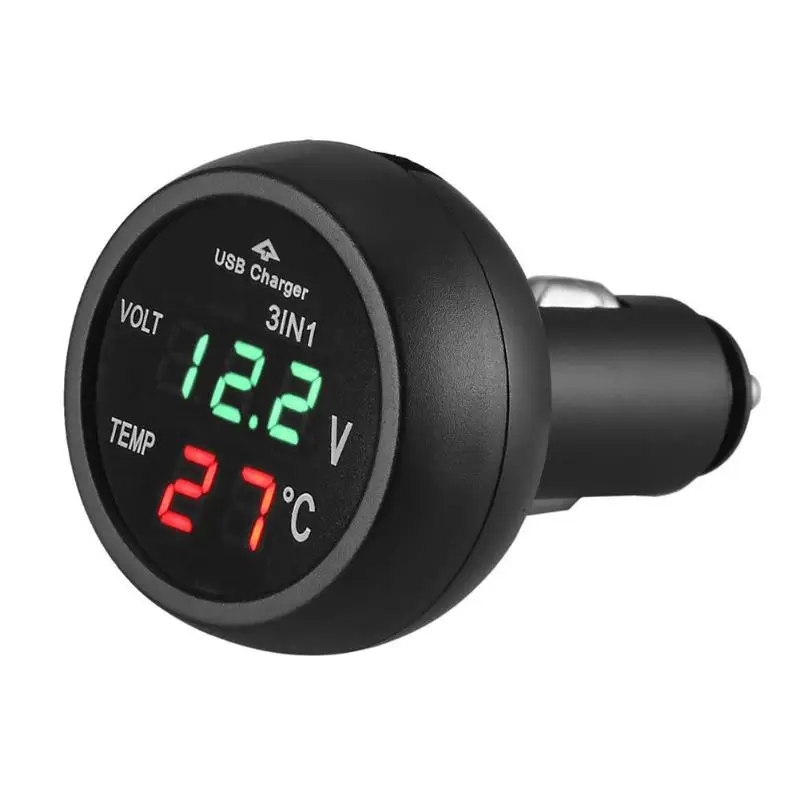 Universal 12V 24V Car Volt Meter Auto LED Digital Voltmeter Universal 12V 24V Car Volt Meter Auto LED Digital Voltmeter