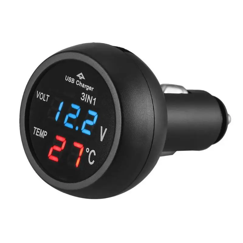 Universal 12V 24V Car Volt Meter Auto LED Digital Voltmeter Universal 12V 24V Car Volt Meter Auto LED Digital Voltmeter