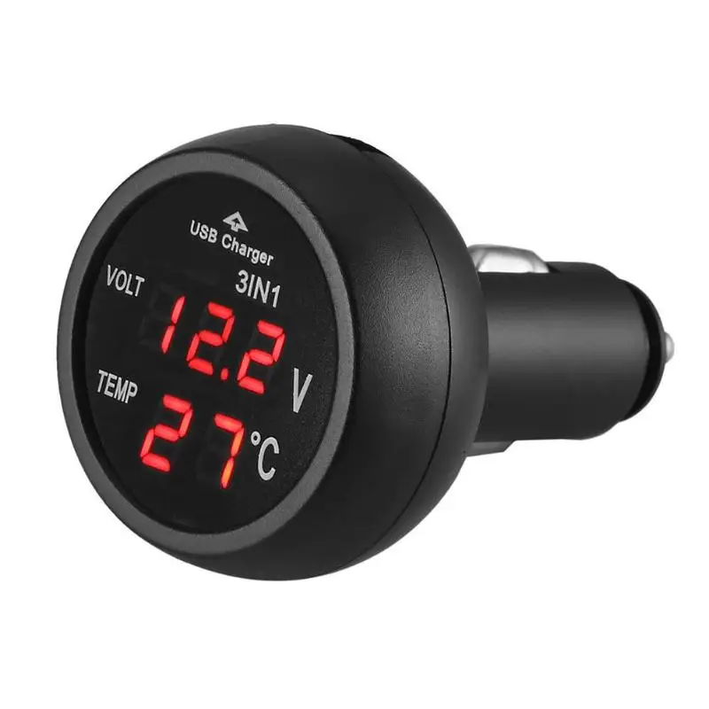 Universal 12V 24V Car Volt Meter Auto LED Digital Voltmeter Universal 12V 24V Car Volt Meter Auto LED Digital Voltmeter