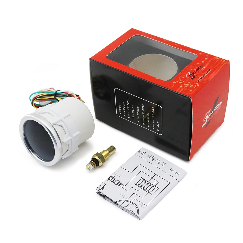 Boost/Water Temp/Oil Temp/Oil Press/Voltage/Tachometer/Air Fuel Ratio/EGT