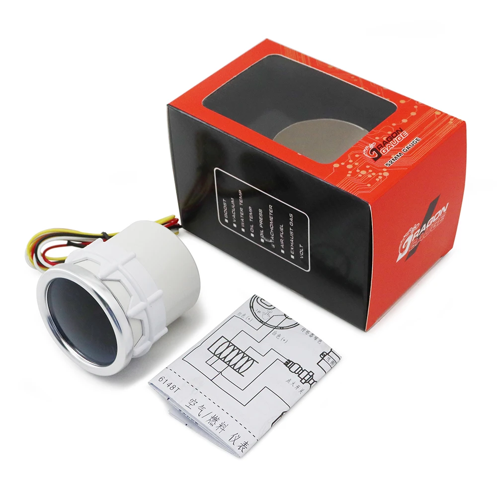 Boost/Water Temp/Oil Temp/Oil Press/Voltage/Tachometer/Air Fuel Ratio/EGT