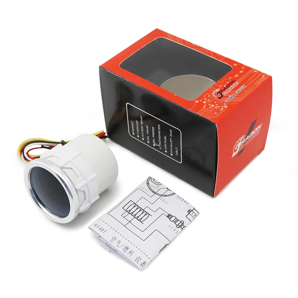 Boost/Water Temp/Oil Temp/Oil Press/Voltage/Tachometer/Air Fuel Ratio/EGT