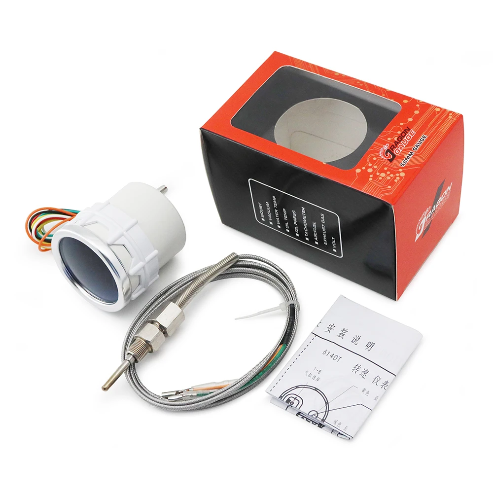 Boost/Water Temp/Oil Temp/Oil Press/Voltage/Tachometer/Air Fuel Ratio/EGT