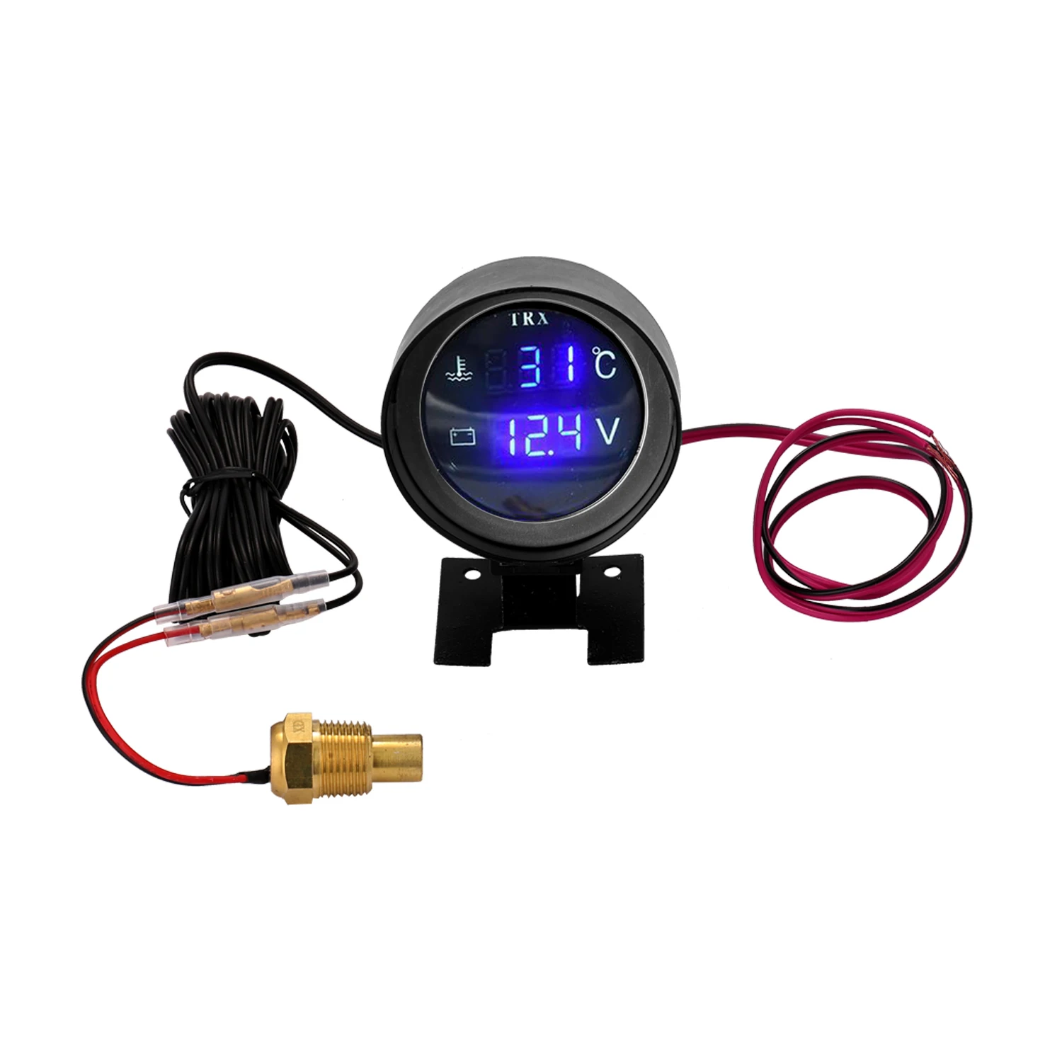 Round Led Digital Car Truck Water Temp Gauge
