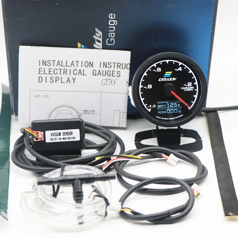 GReddi Boost Gauge Water Temp 7 Colors LCD Display