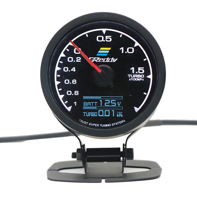 GReddi Boost Gauge Water Temp 7 Colors LCD Display