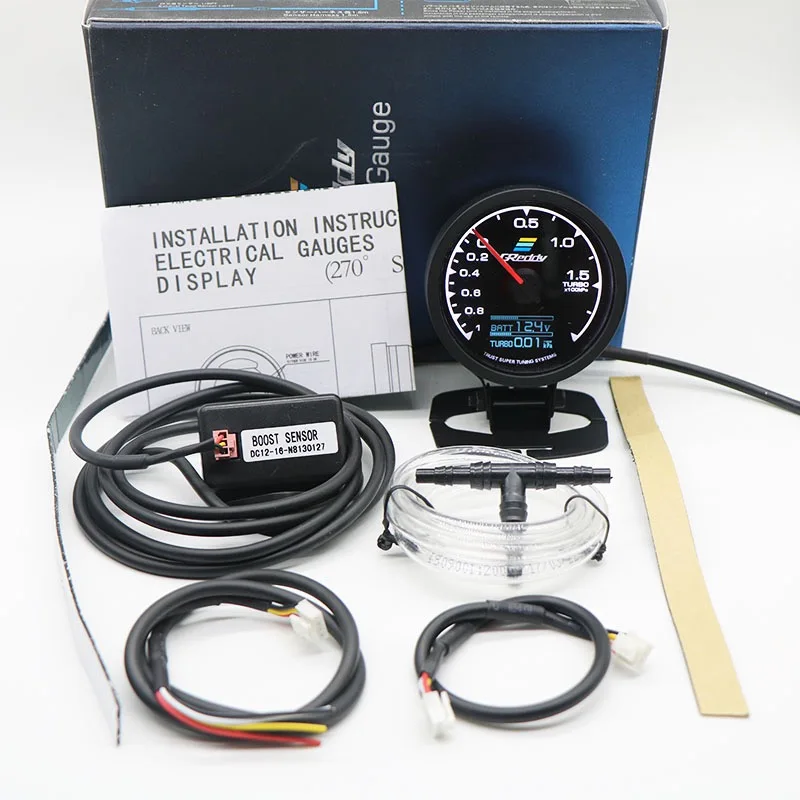 GReddi Boost Gauge Water Temp 7 Colors LCD Display