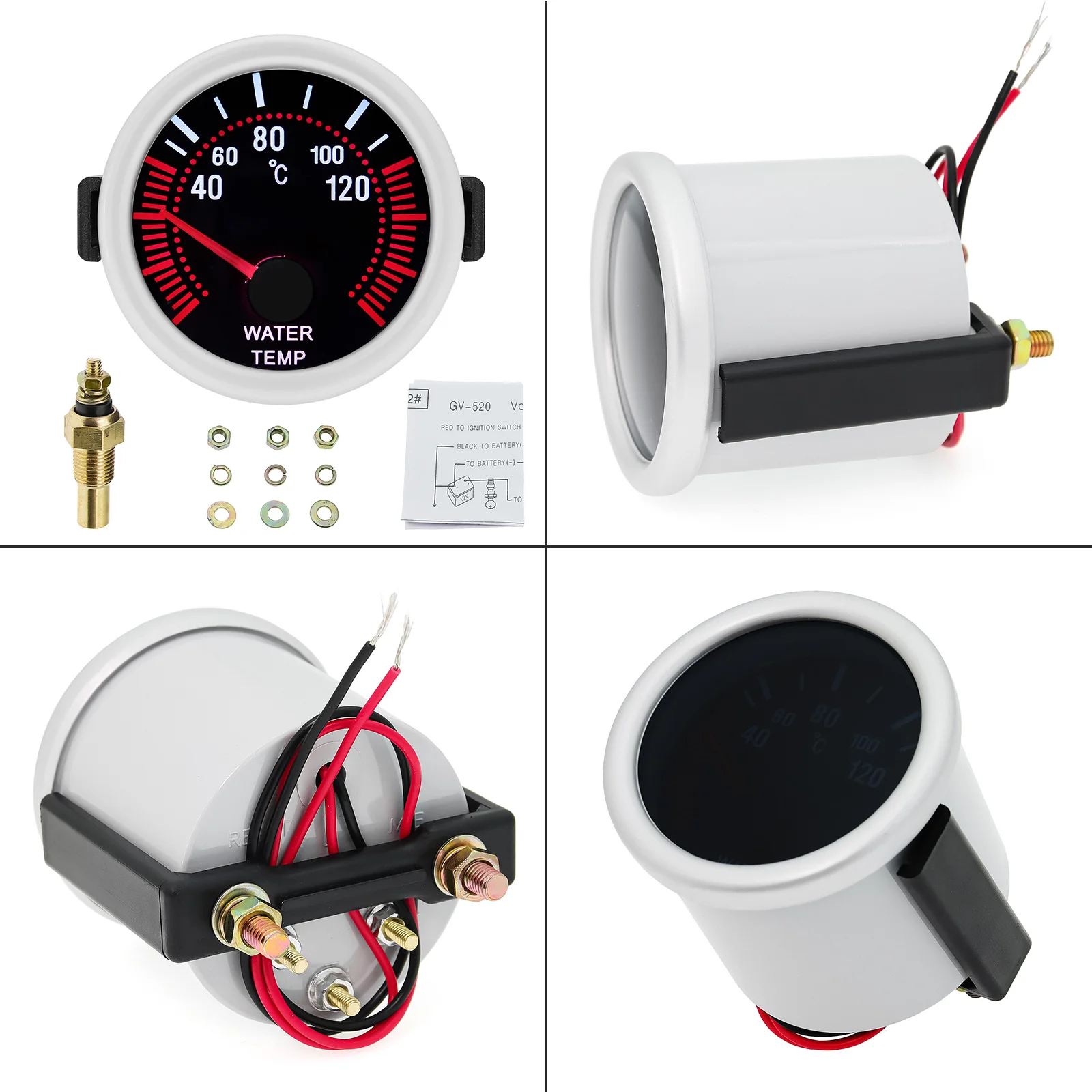Smoke Len PSI/BAR Turbo Boost Gauge Meter Smoke Len PSI/BAR Turbo Boost Gauge Meter