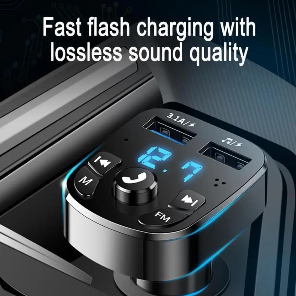 Car Bluetooth FM Transmitter Car Bluetooth FM Transmitter