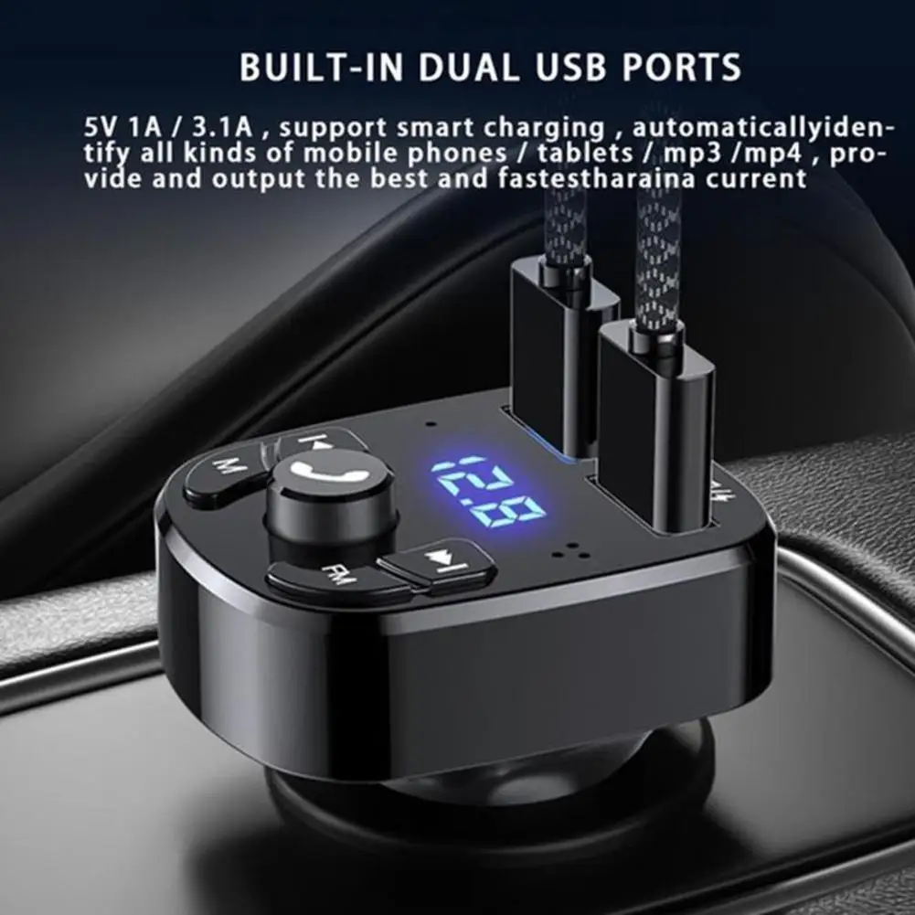 Car Bluetooth FM Transmitter Car Bluetooth FM Transmitter