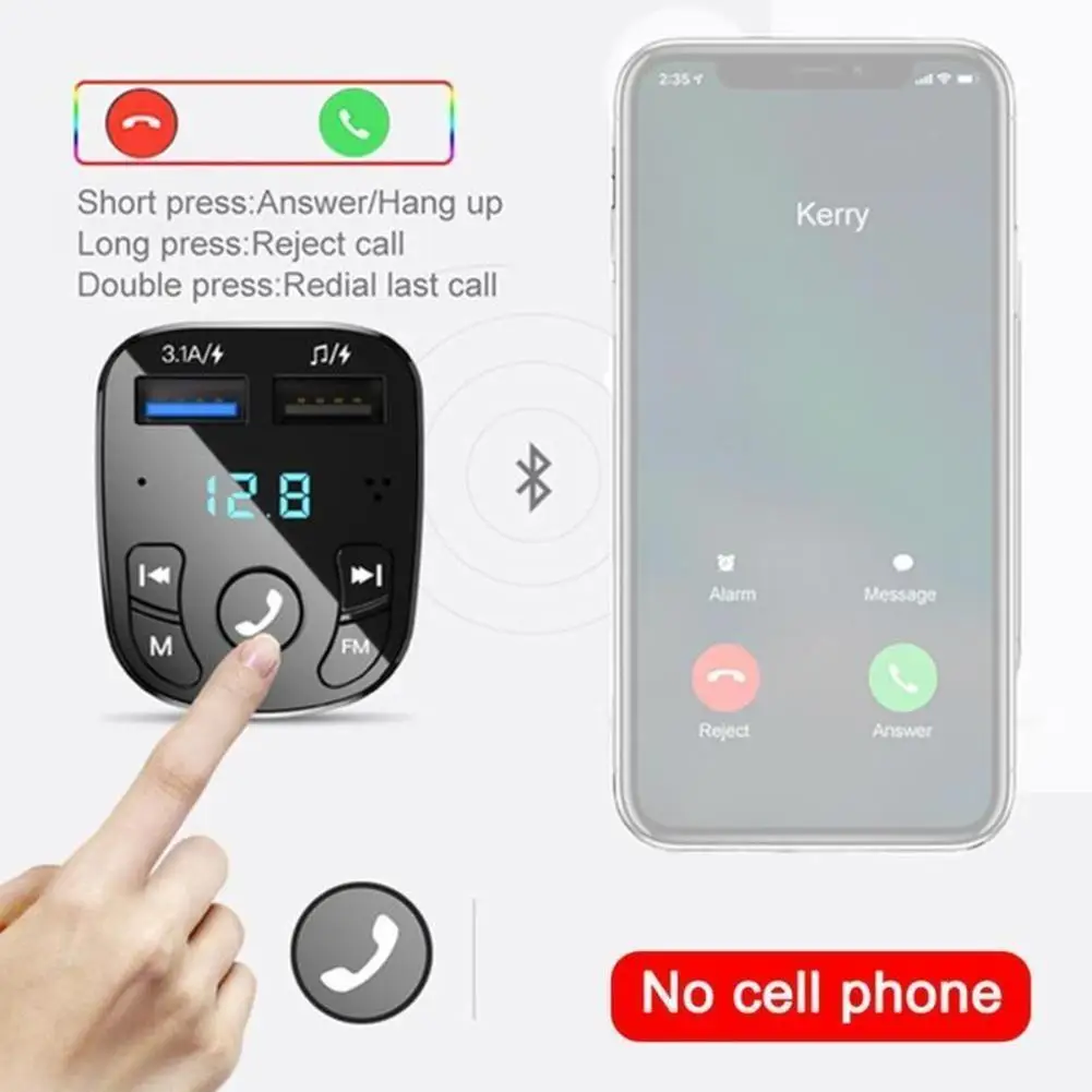 Car Bluetooth FM Transmitter Car Bluetooth FM Transmitter