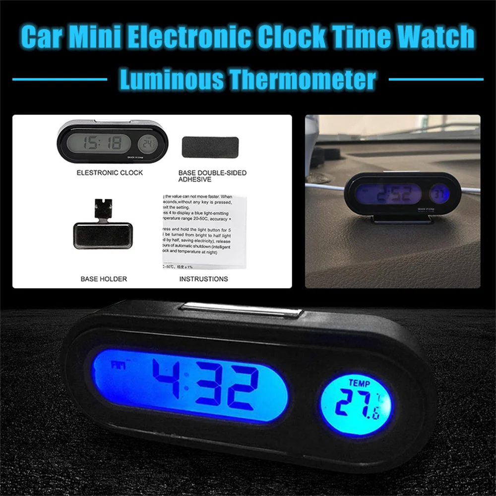 Car Digital Clock Mini Electronic Watch Car Digital Clock Mini Electronic Watch