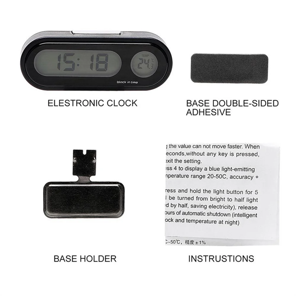 Car Digital Clock Mini Electronic Watch Car Digital Clock Mini Electronic Watch