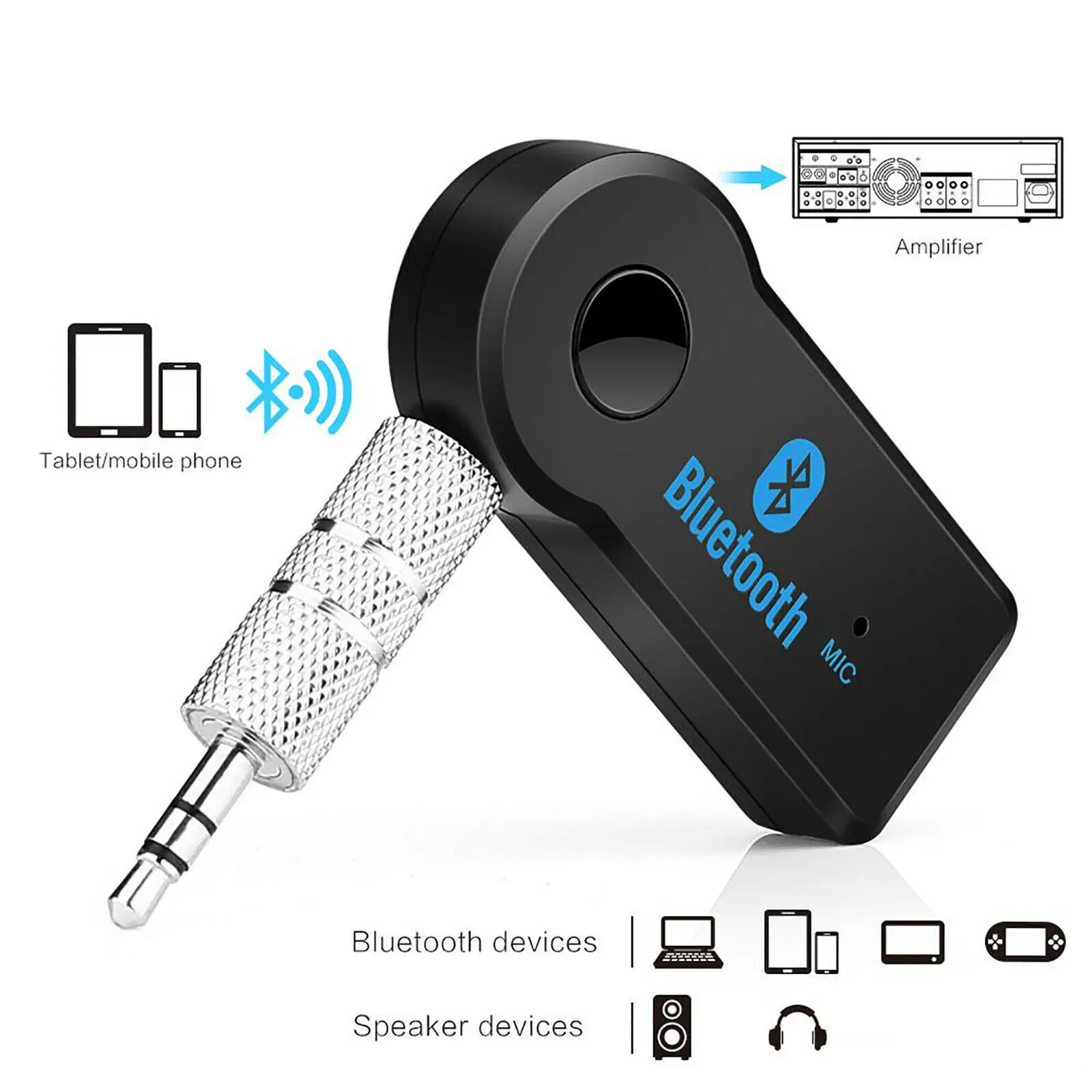 2 in 1 Wireless Bluetooth-compatible 5.0 Receiver Adapter