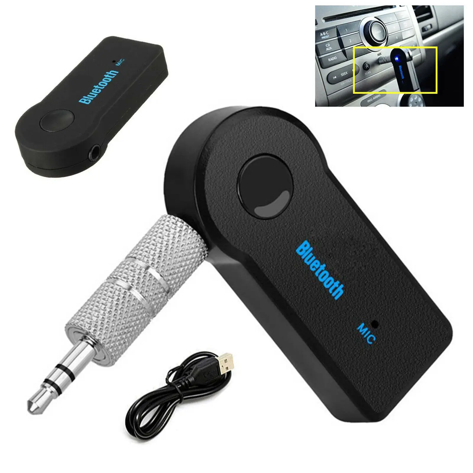 2 in 1 Wireless Bluetooth-compatible 5.0 Receiver Adapter