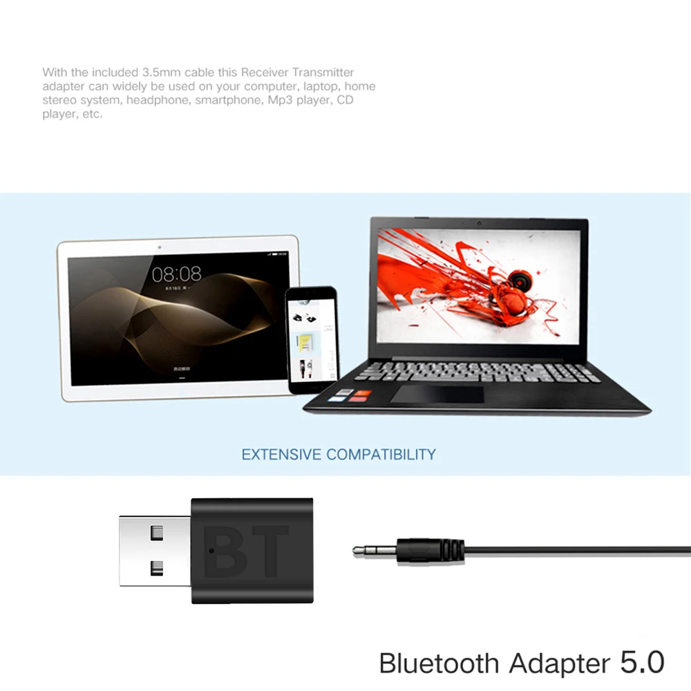 Bluetooth Receiver Car Kit Mini USB
