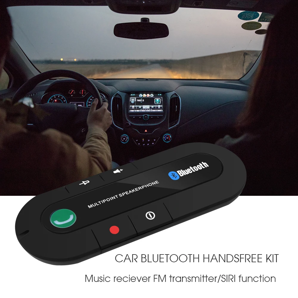Wireless Bluetooth Car Kit Handsfree Speakerphone