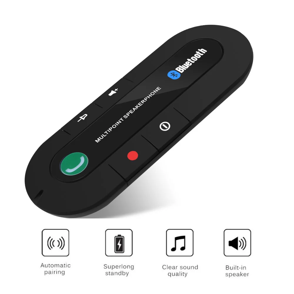 Wireless Bluetooth Car Kit Handsfree Speakerphone