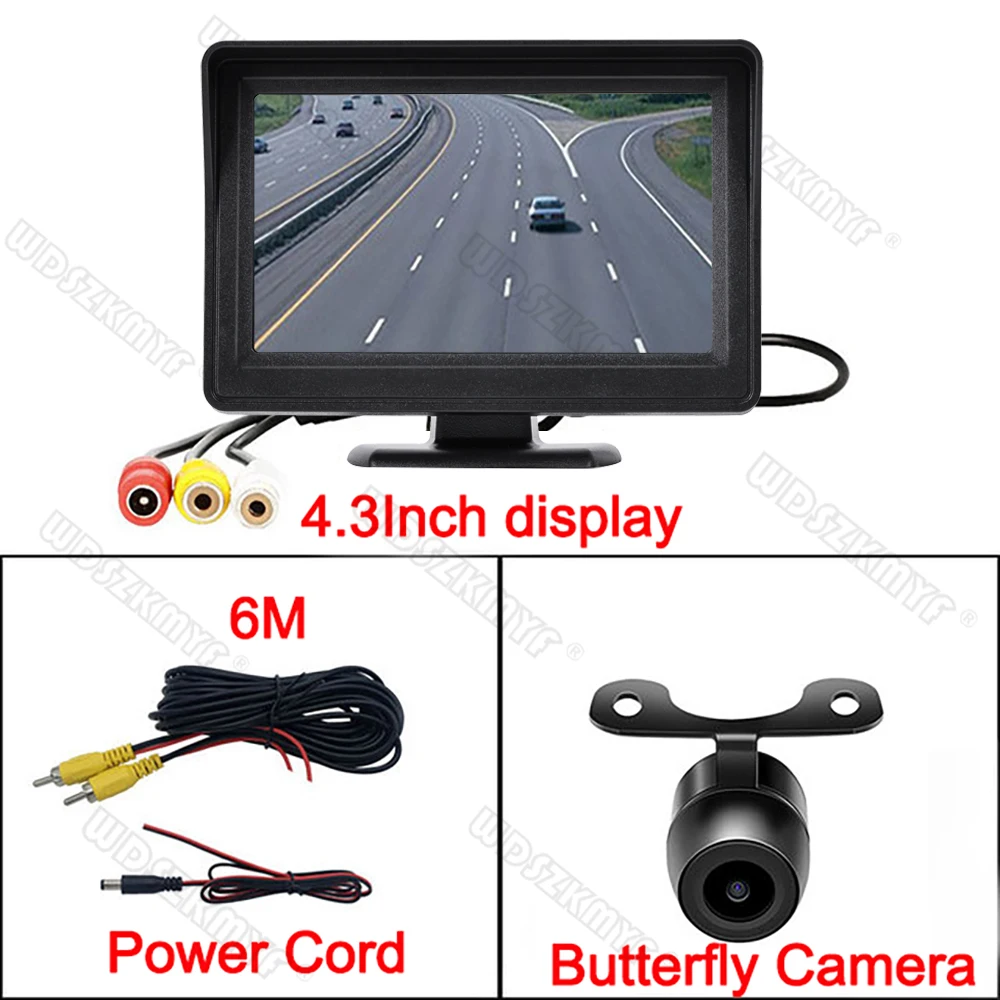 Hippcron Car Rear View Camera 4 LED Night Vision Reversing Auto Parking Monitor Hippcron Car Rear View Camera 4 LED Night Vision Reversing Auto Parking Monitor