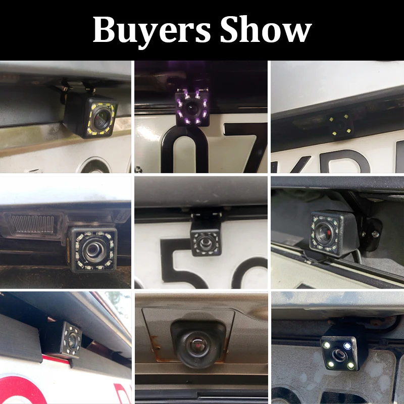 Car Rear View Camera 8 LED Night Vision