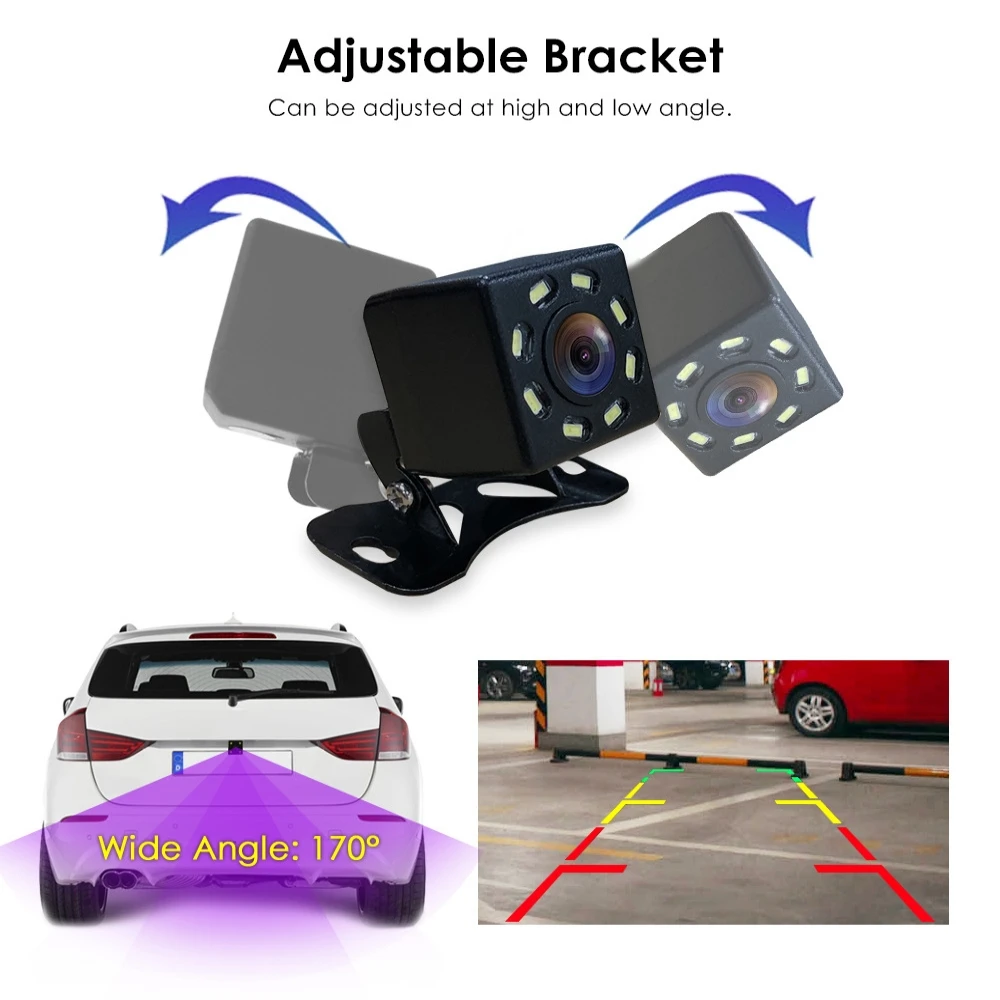 Car Rear View Camera 170 Degree HD Video Night Vision