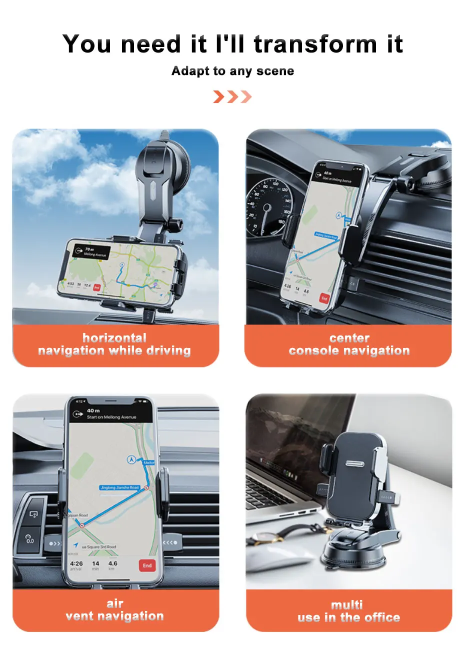 SEAMETAL Car Dashboard Phone Bracket