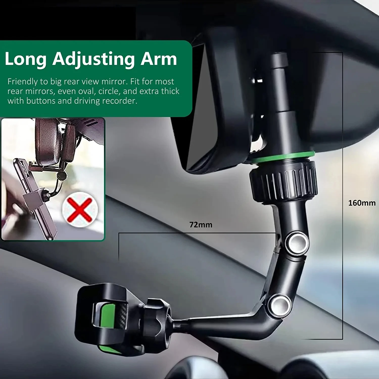 Rearview Mirror Phone Holder for Car Rearview Mirror Phone Holder for Car