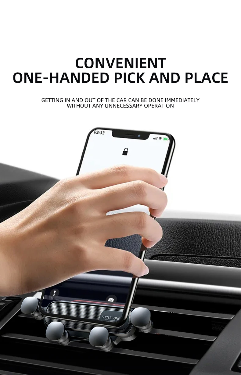 Gravity Car Phone Holder for 4.7-7 inch Mobile Phone
