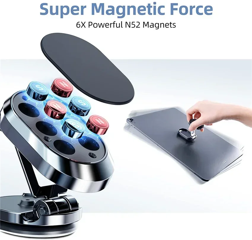 Metal Magnetic Car Phone Holder