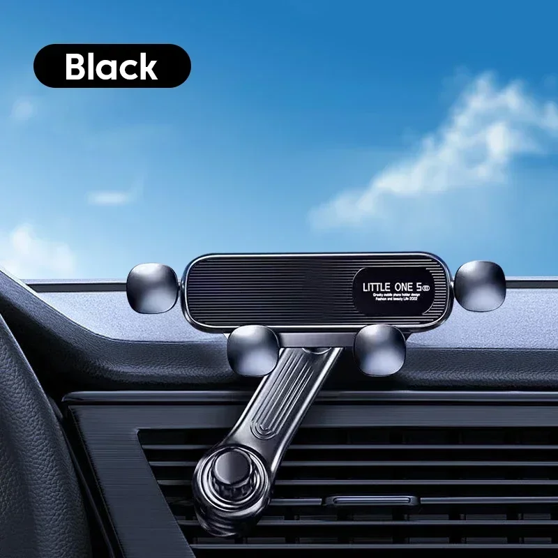 Car Air Vents Clip Mount Stand Extension Rod 360° Rotatable Gravity Car Phone Holder