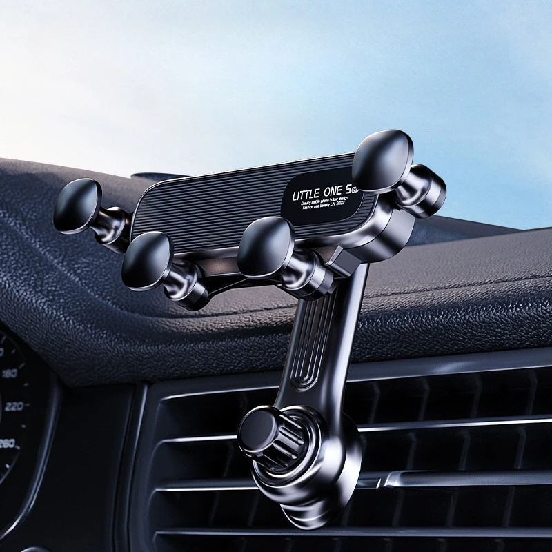 Car Air Vents Clip Mount Stand Extension Rod 360° Rotatable Gravity Car Phone Holder