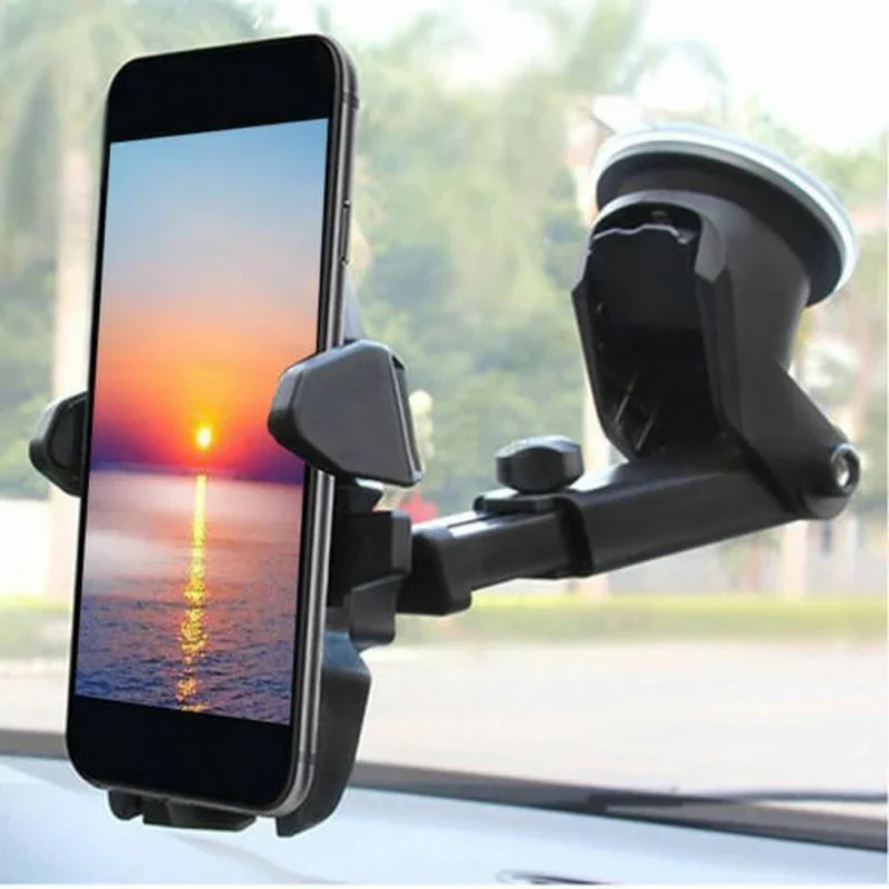 Universal Suction Cup Car Phone Holder 360° Dashboard Windshield Mobile Phone Mount Stand