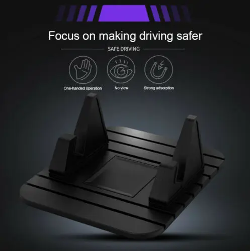 Anti-slip Car Silicone Holder Mat Pad Dashboard Stand