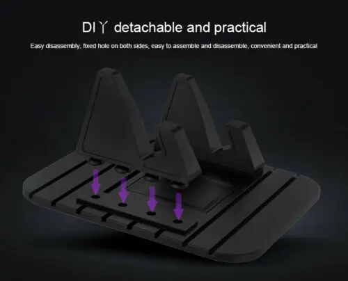 Anti-slip Car Silicone Holder Mat Pad Dashboard Stand