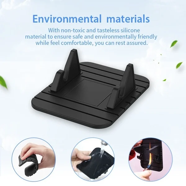 Anti-slip Car Silicone Holder Mat Pad Dashboard Stand