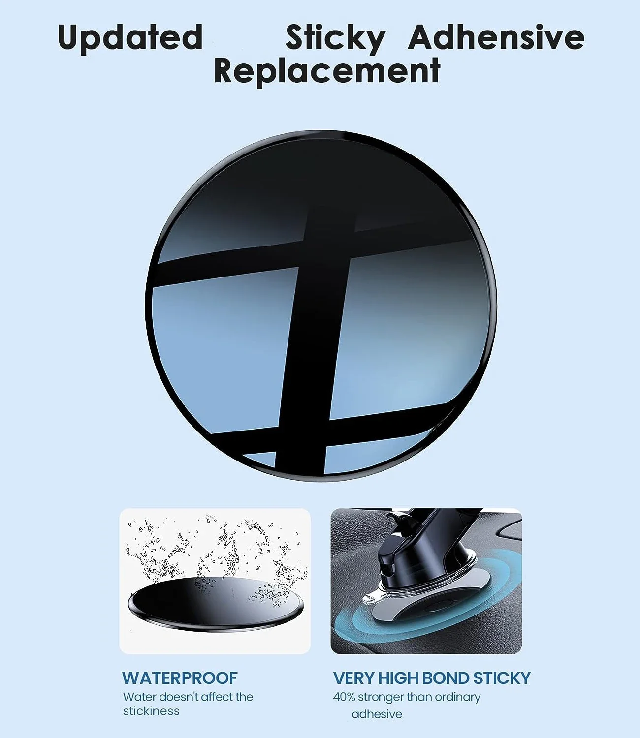 Universal Car Suction Cup Adhesive Dashboard