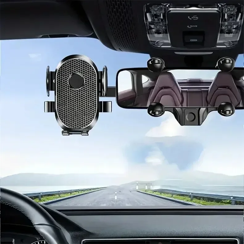 360 Universal Car Phone Holder Rearview Mirror