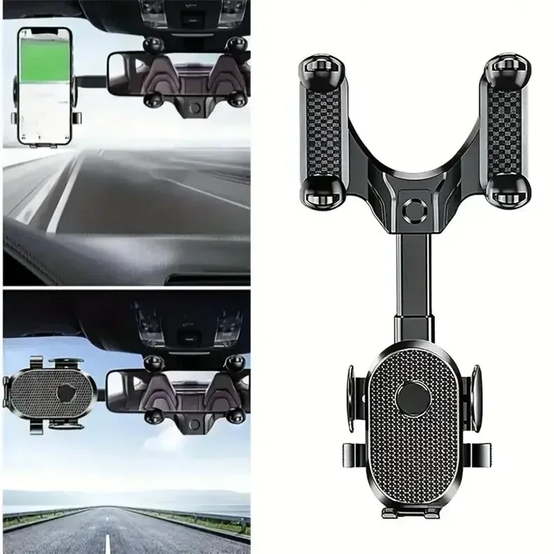 360 Universal Car Phone Holder Rearview Mirror