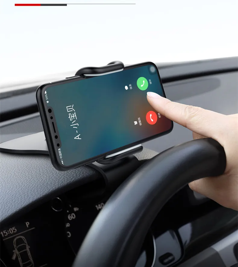 Car Mobile Phone Holder Easy Clip Mount Stand