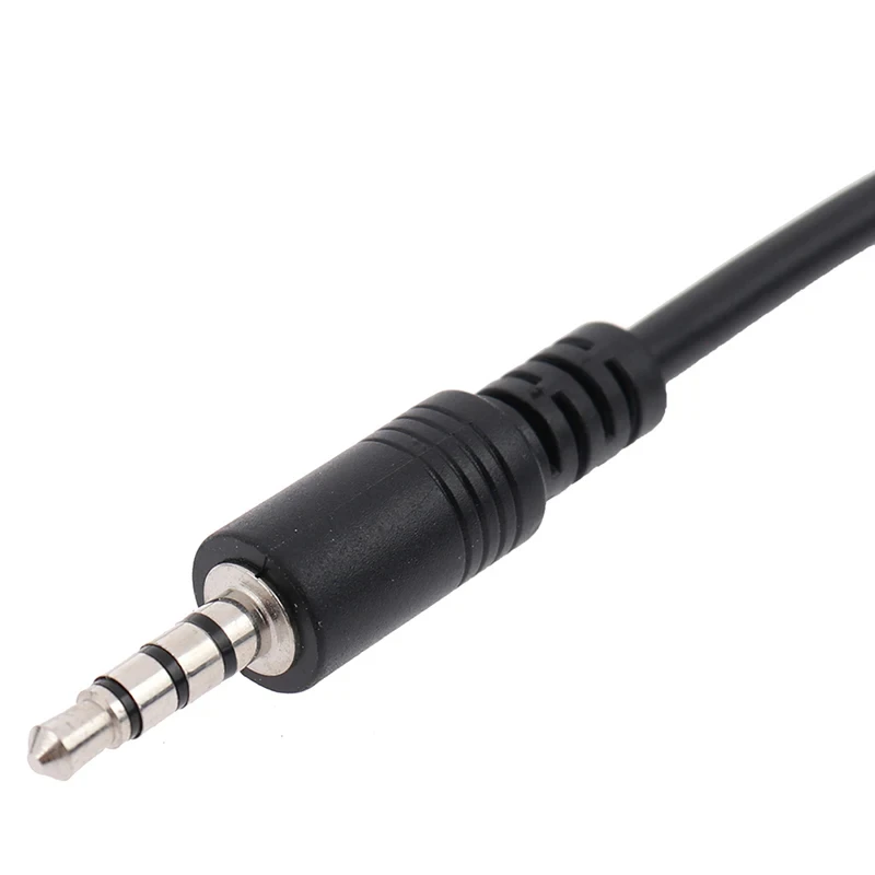 3.5mm Black Car AUX Audio Cable To USB Audio Cable