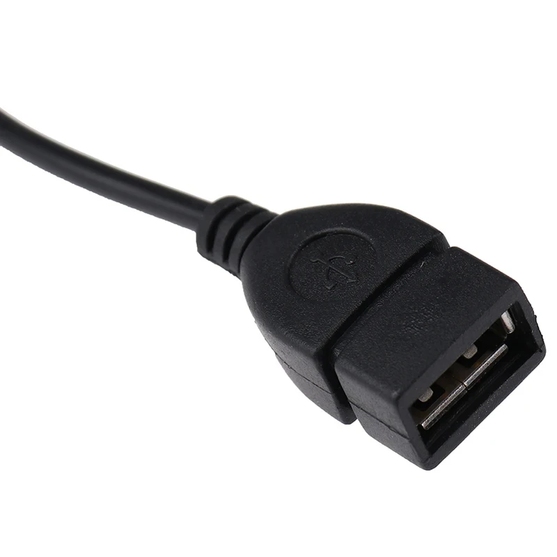 3.5mm Black Car AUX Audio Cable To USB Audio Cable