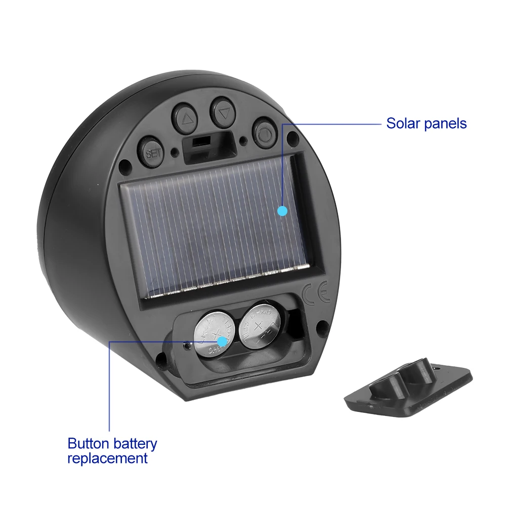 Solar Car Clock Digital Time Watch Solar Car Clock Digital Time Watch