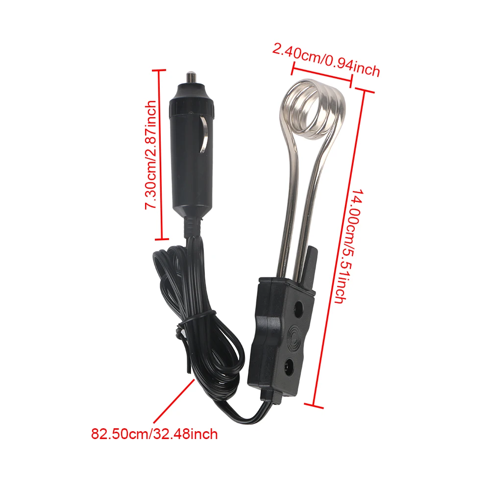 Car Immersion Heater Cigar Lighter Plug