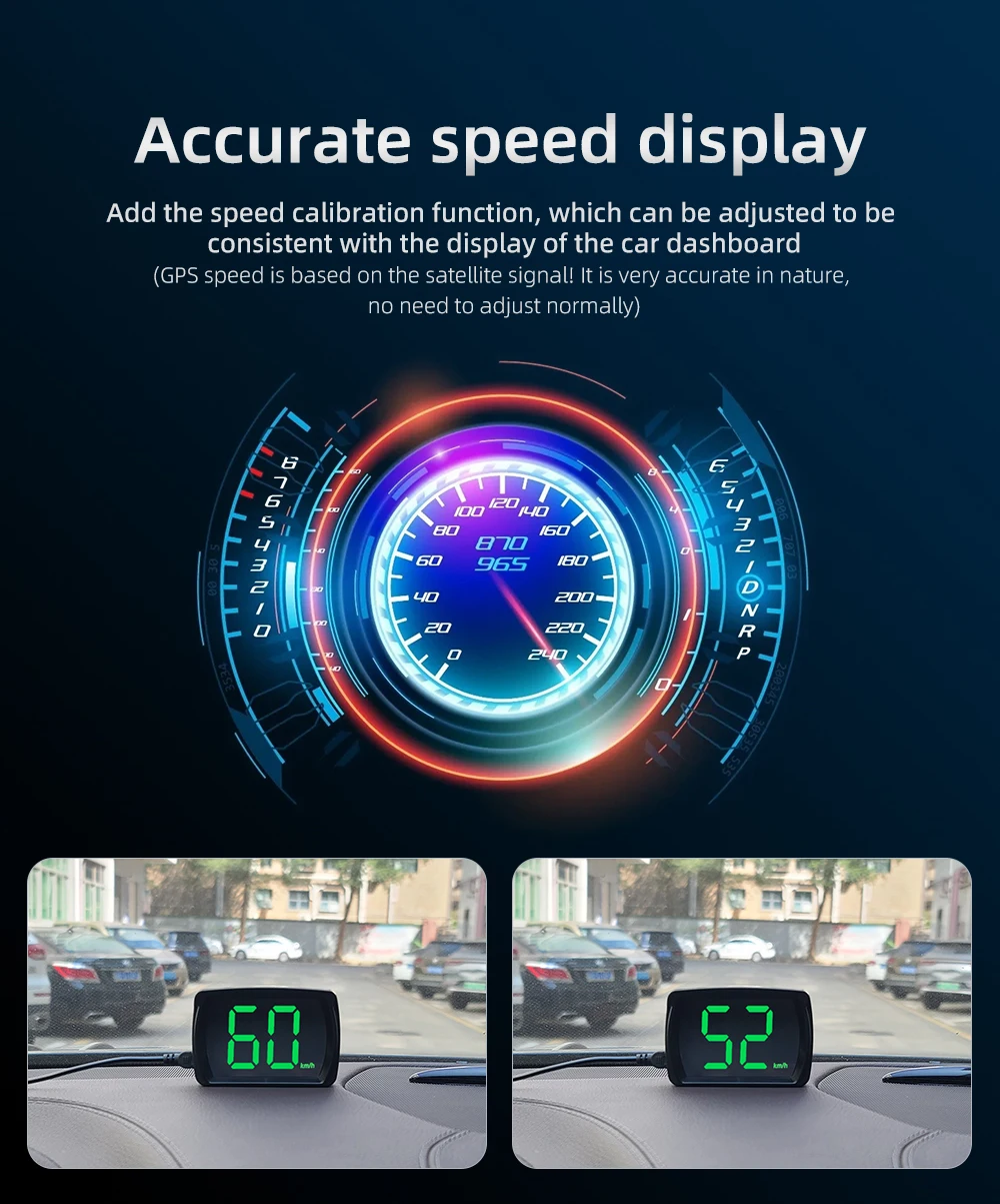 Digital Speedometer Head Up Display Car Electronics Accessories