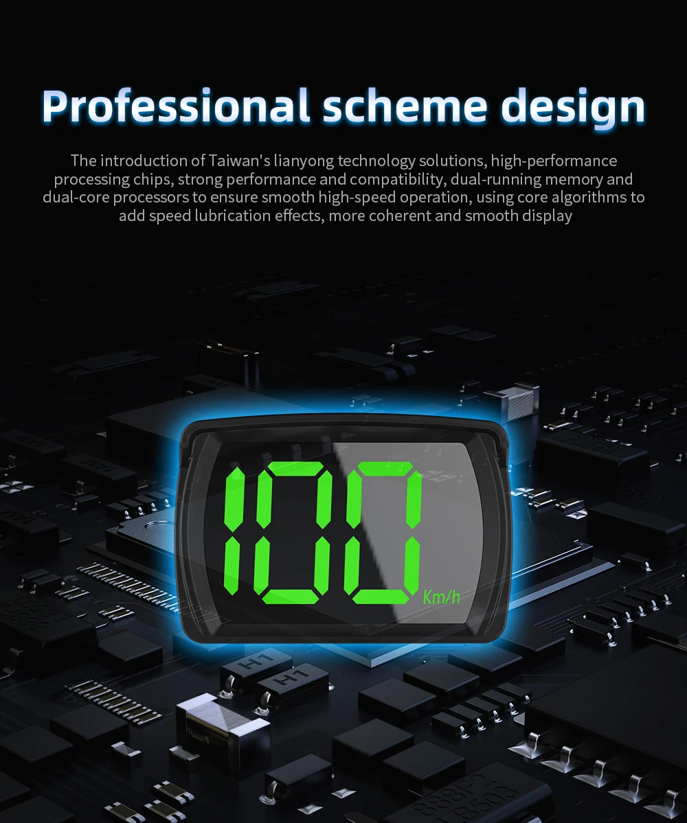 Digital Speedometer Head Up Display Car Electronics Accessories