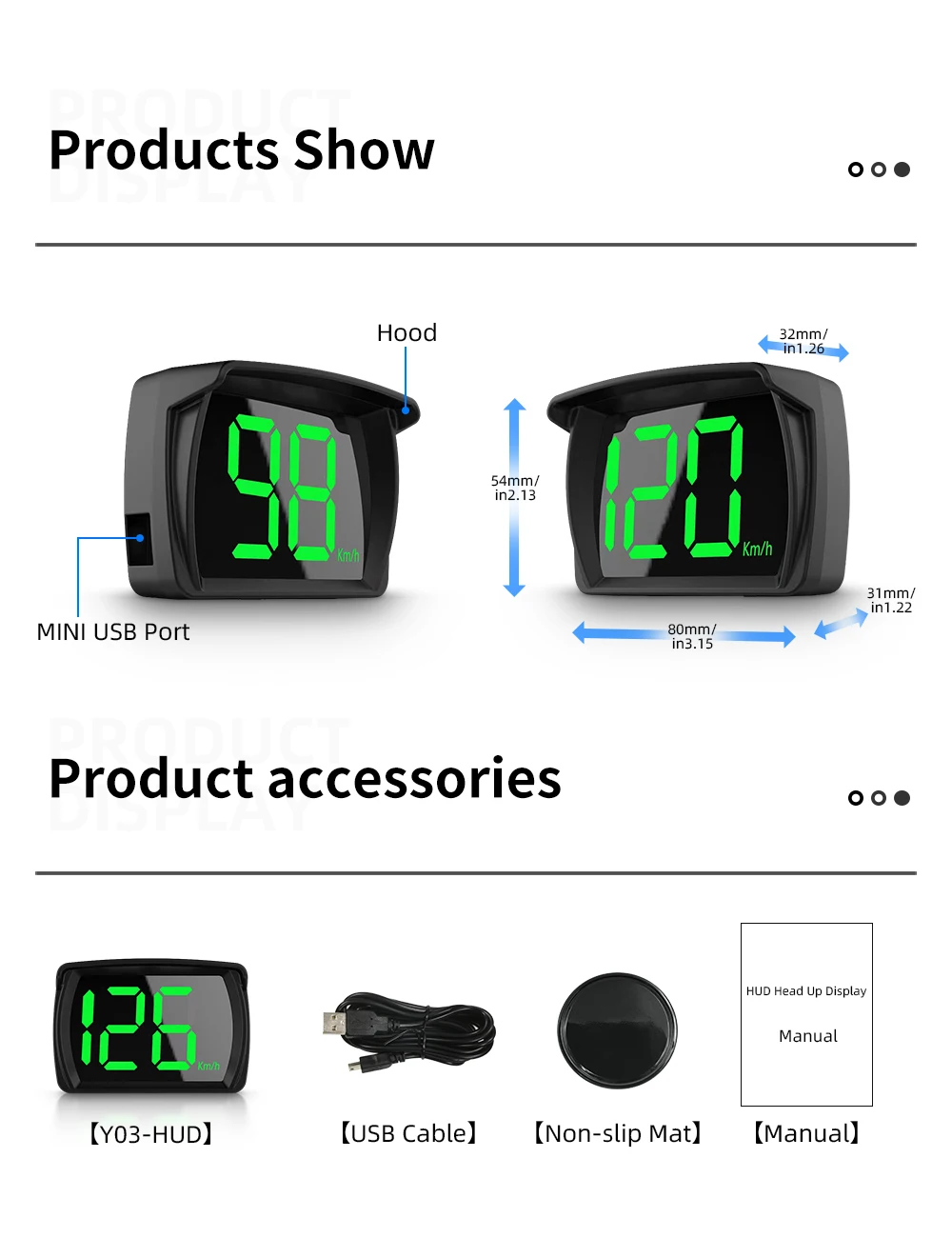 Digital Speedometer Head Up Display Car Electronics Accessories