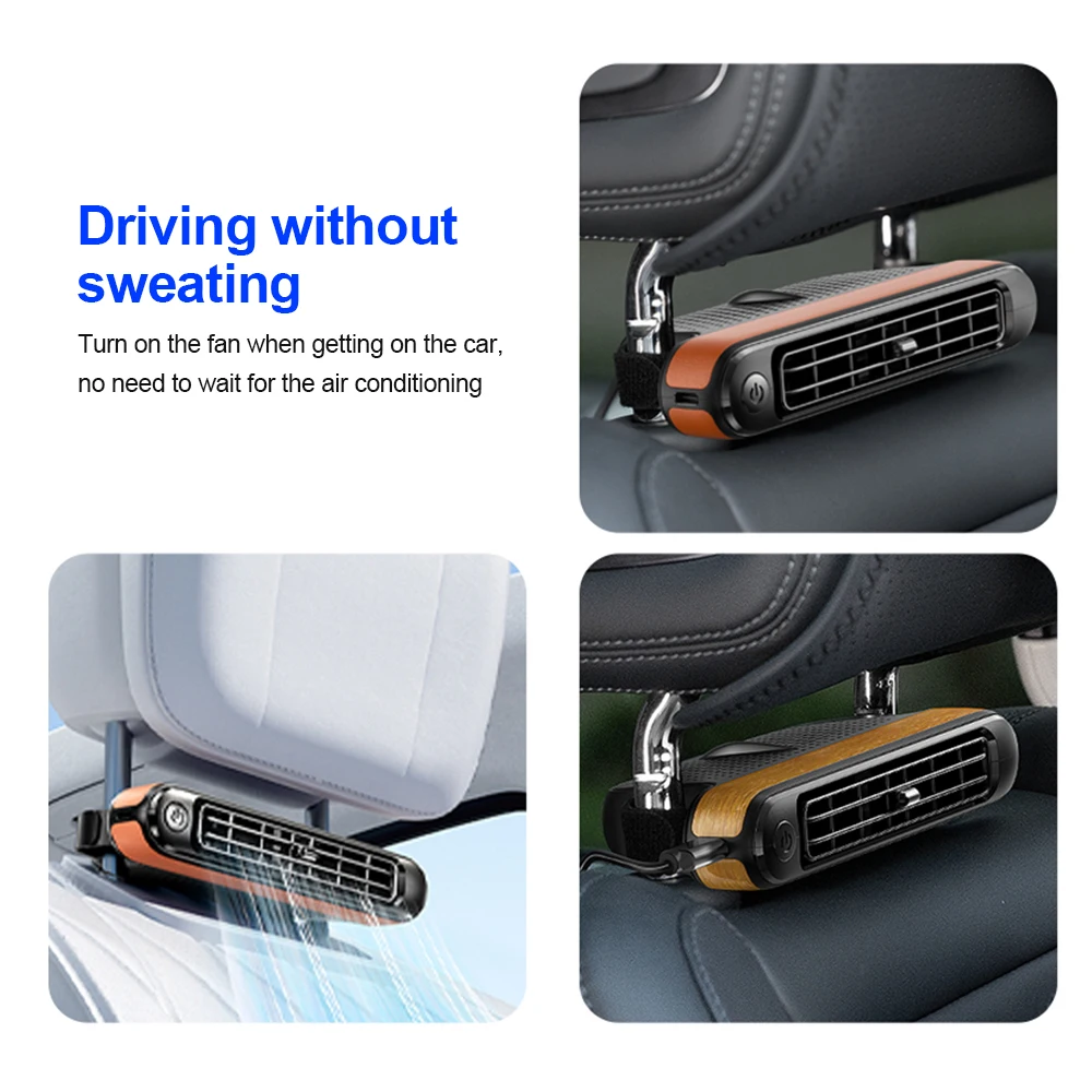 Car Rear Seat Headrest Cooling Fan Car Rear Seat Headrest Cooling Fan