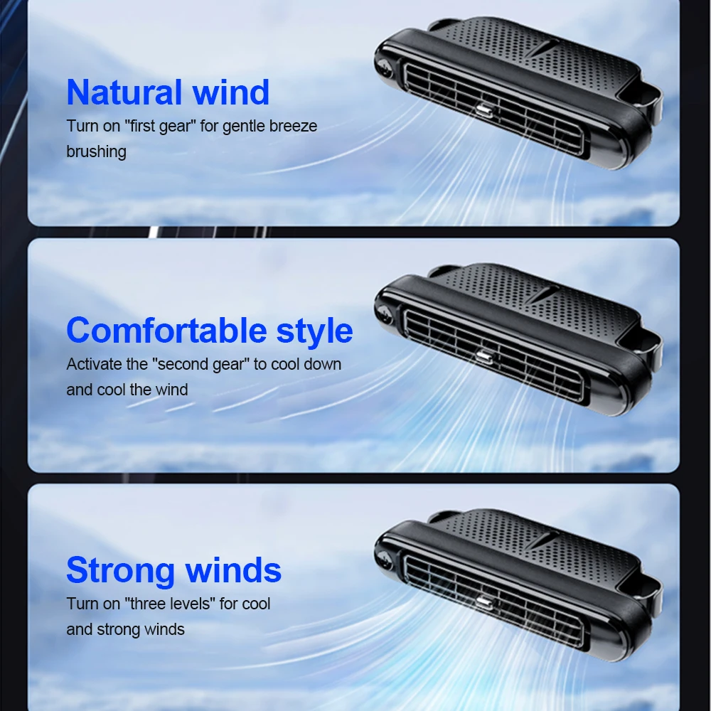 Car Rear Seat Headrest Cooling Fan Car Rear Seat Headrest Cooling Fan