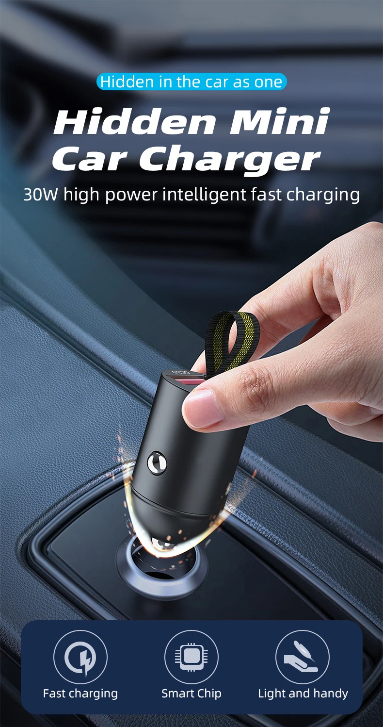 200W Mini USB Car Charger
