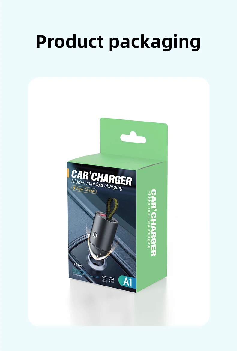 200W Mini USB Car Charger